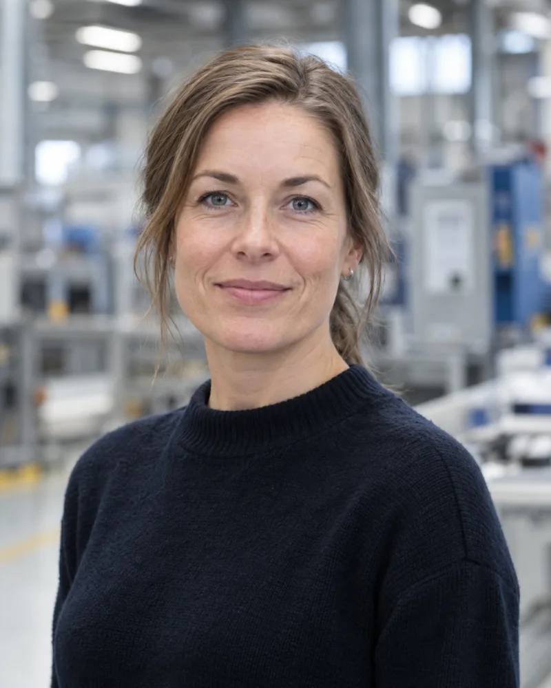 AI-generated fictional portrait of Sara Nyqvist